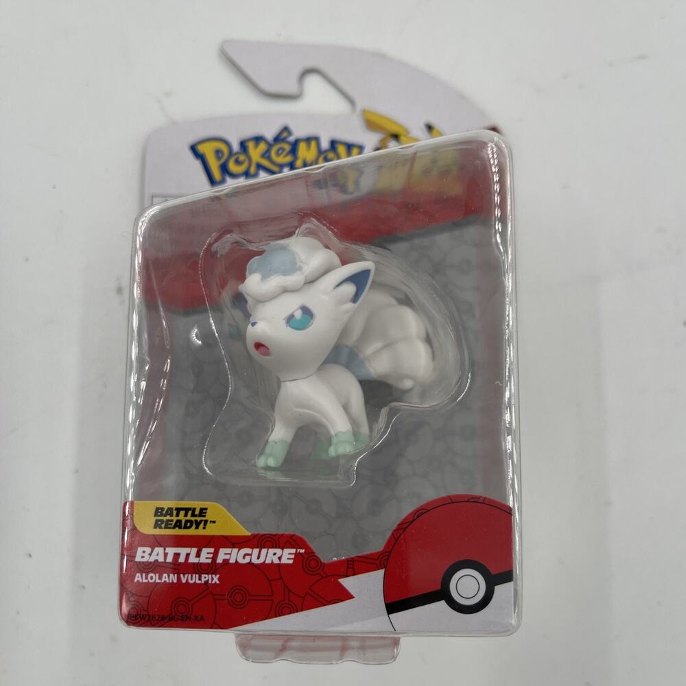 Pokemon Alolan Vulpix Battle Figure New Sealed Hasbro Authentic Collectible